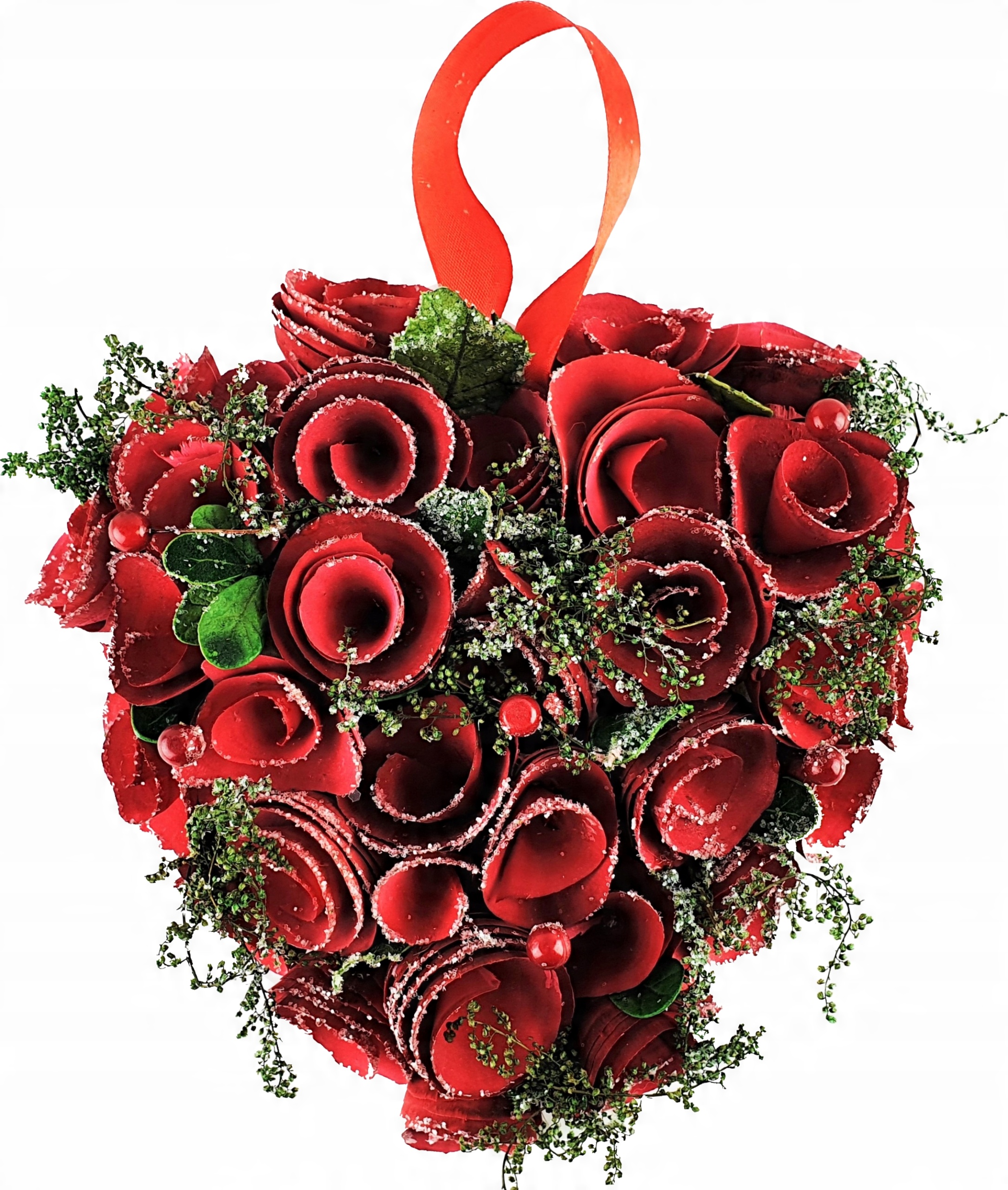 

Serce Kwiaty Bukiet Wianek 20CM Uniwersalny Ozdoba