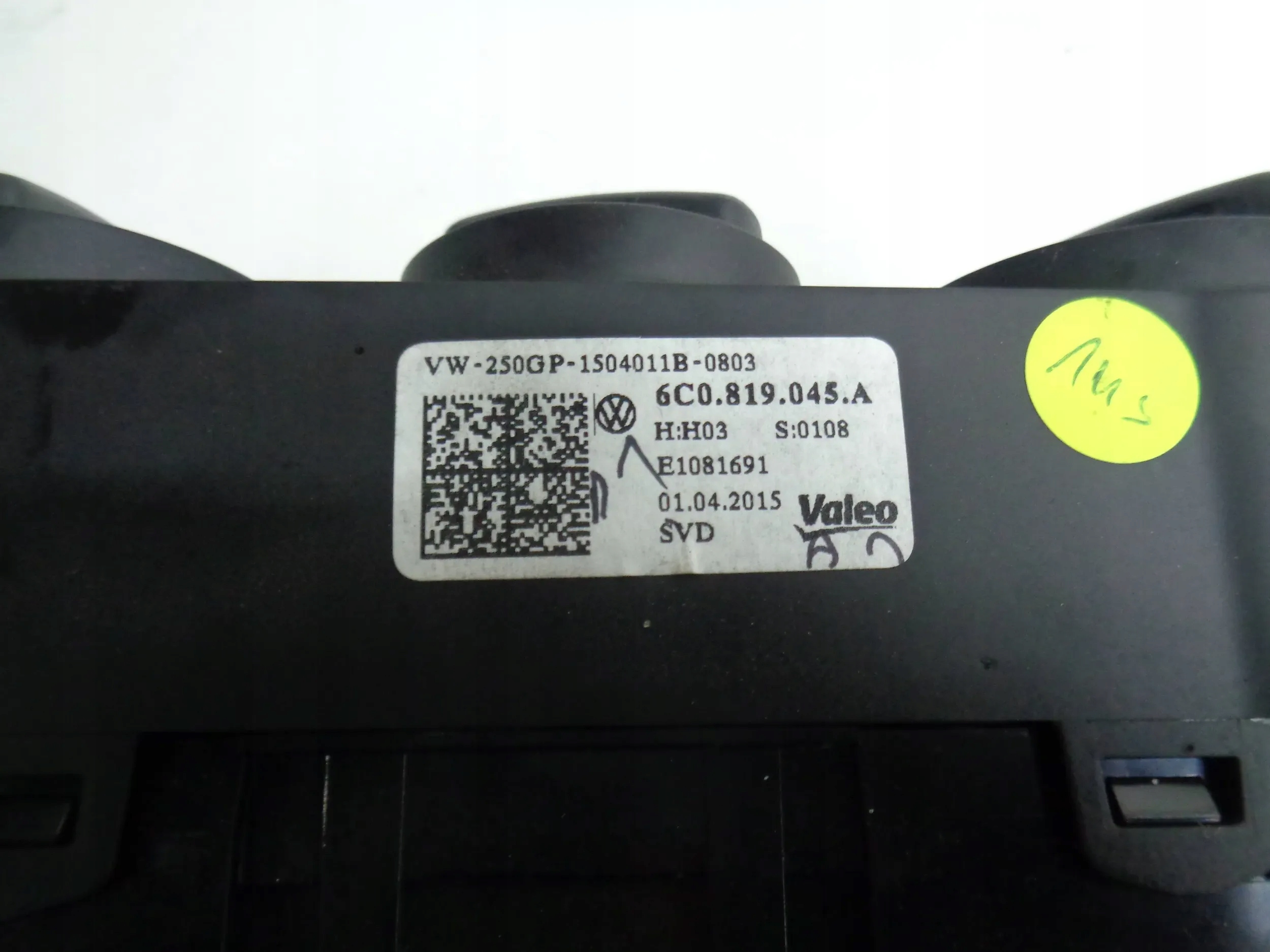 VW POLO 6C PANEL BOCCHETTE OGRZEWANIA 6C0819045A 14-17R