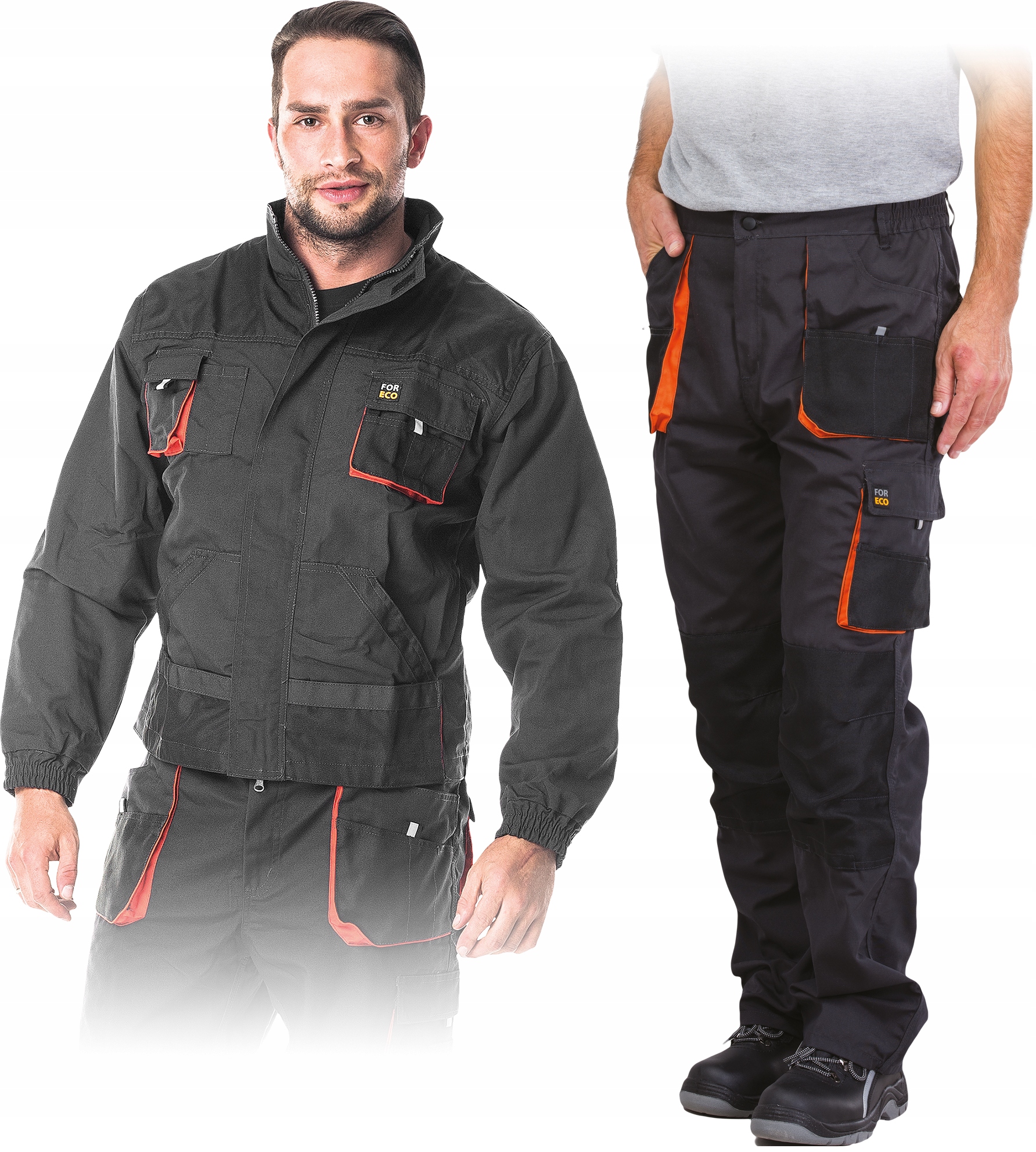 

Ubranie robocze komplet spodnie bluza R.52