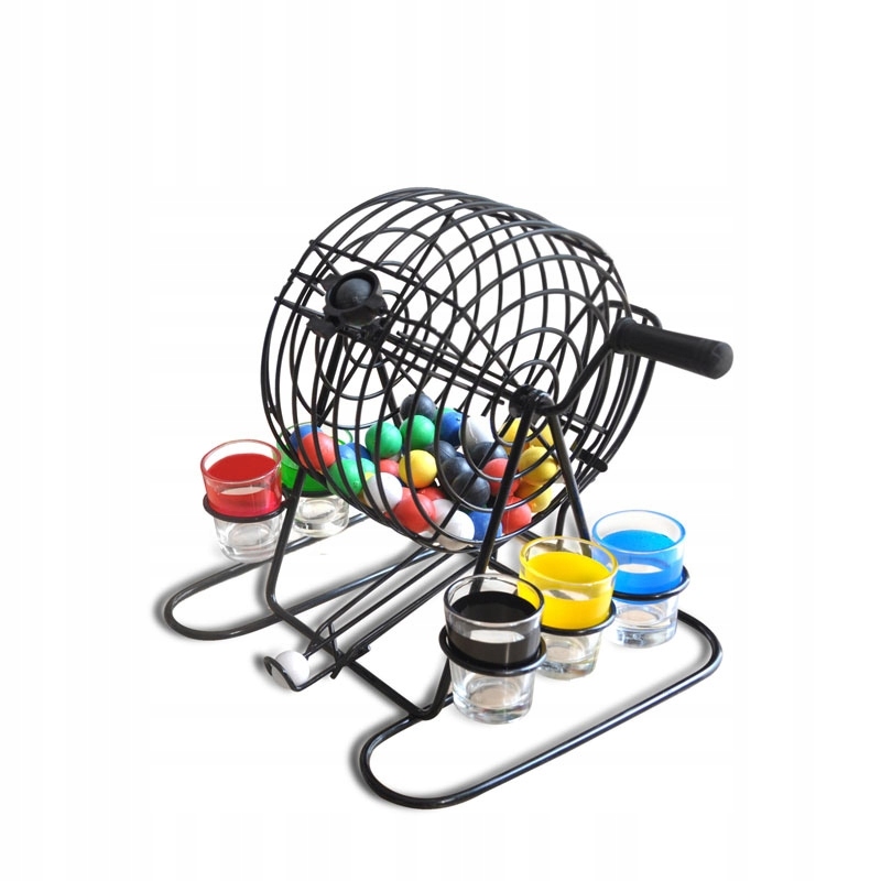 Párty bingo s skleničkami hraje párty domácí párty