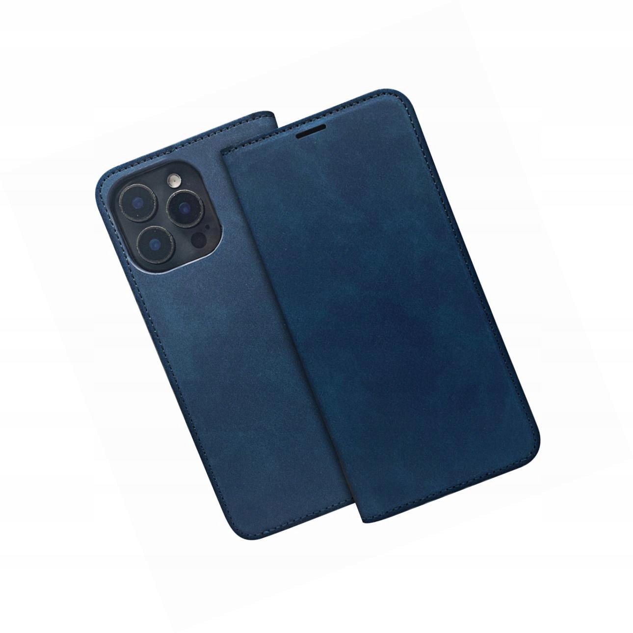 Etui Smart Suede ze skóry ekologicznej do Samsung Galaxy A35 5G zamykane