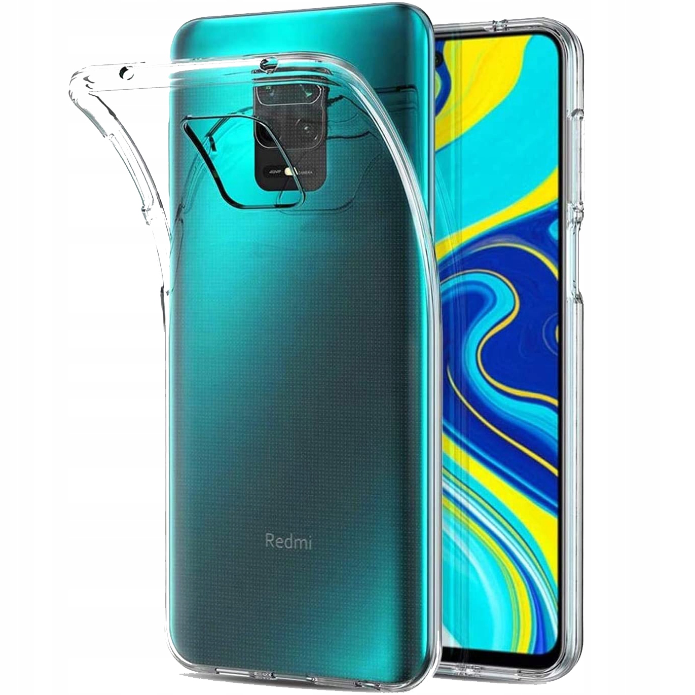 

Etui Przezroczyste +szkło do Redmi Note 9 Pro 2MM