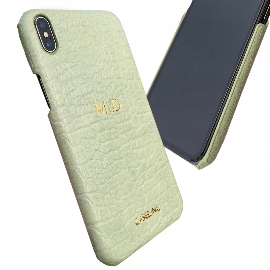 

Etui Monogram case inicjały do iPhone Xr + Szkło