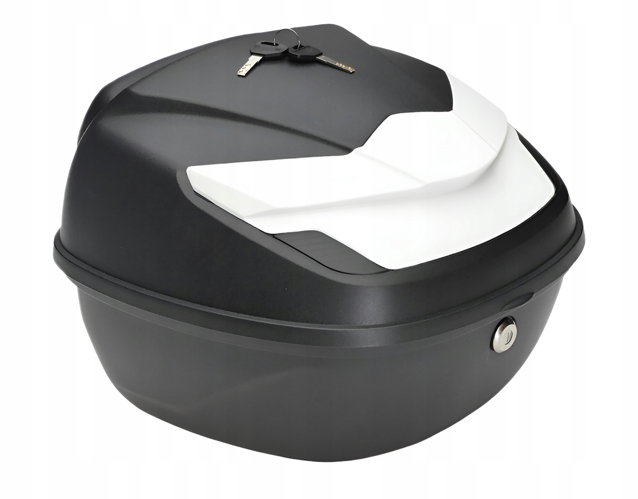 Motocyklový kufr Centrální 39L Praha Kvalita! TopX Bílý 39L Deska 1 Helma