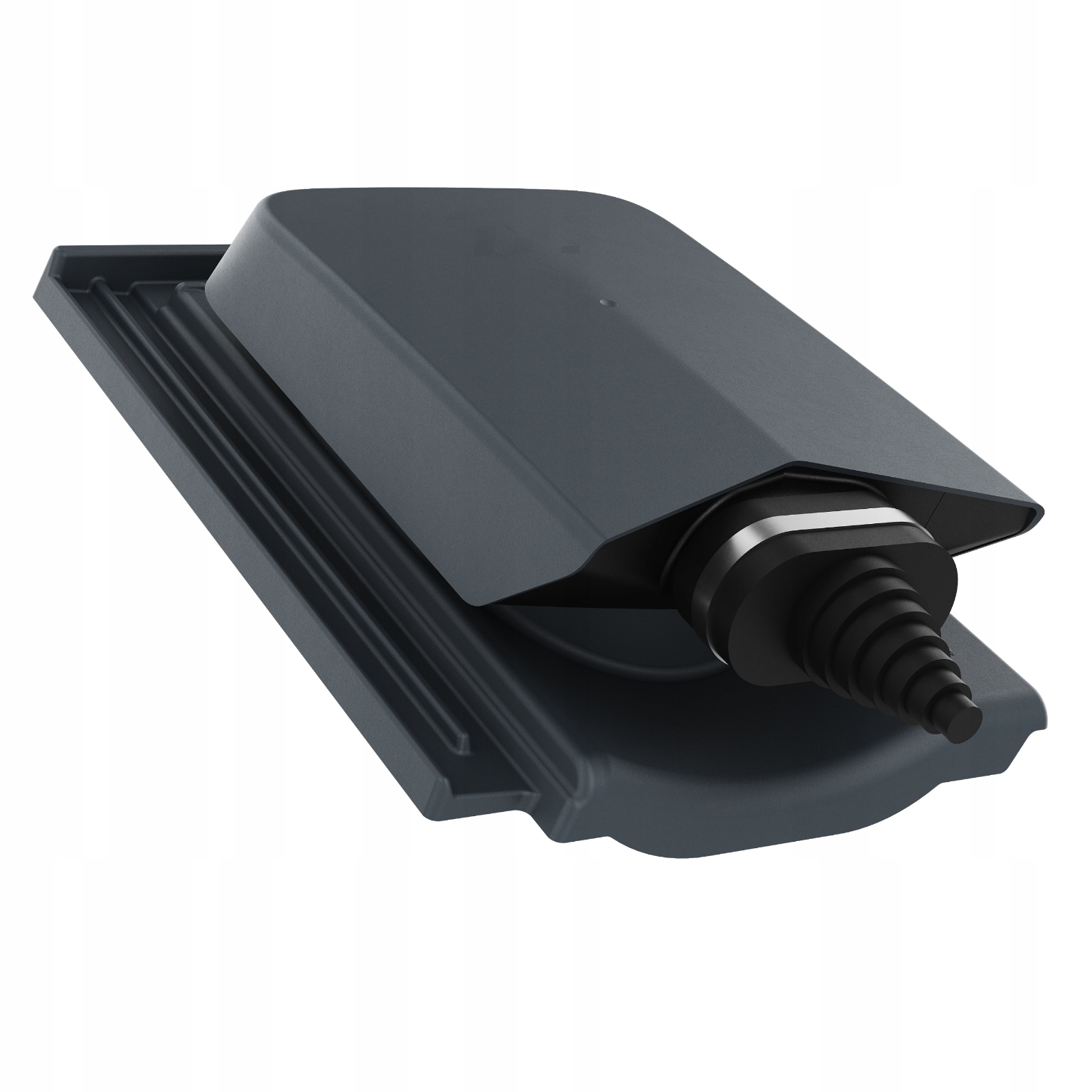 Solární střešní průchod solárních kabelů Tondach Stodo Contiton 12 Grafit