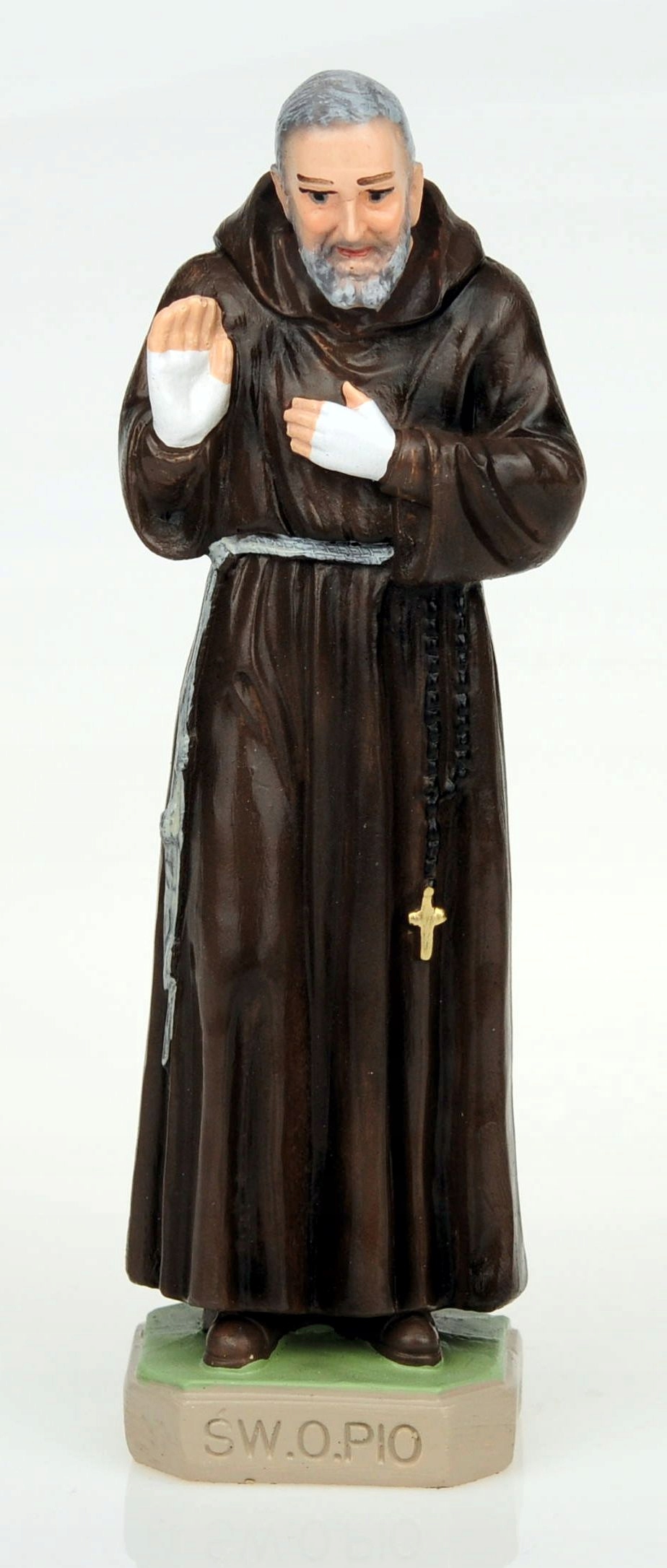 Figurka Święty Ojciec Pio 19,5 cm.