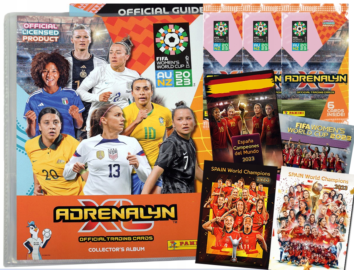 Album saszetki 2 karty Spain 2023 Winners Fifa Womens World Cup