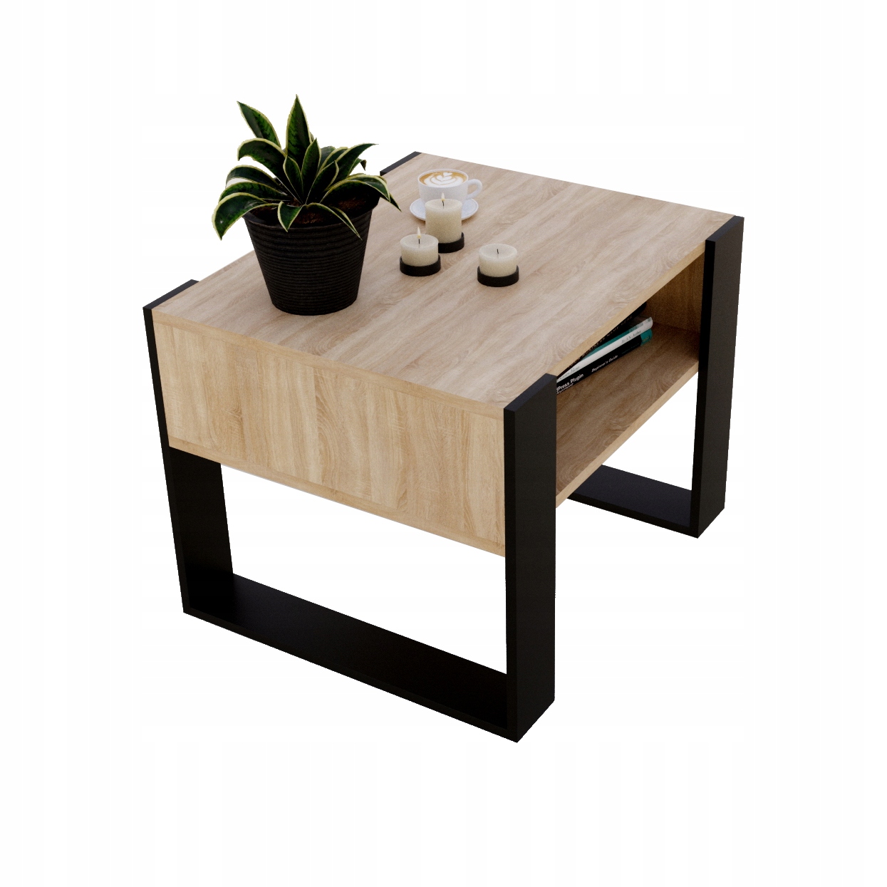 

Stolik kawowy Karo ława loft do salonu stół 65