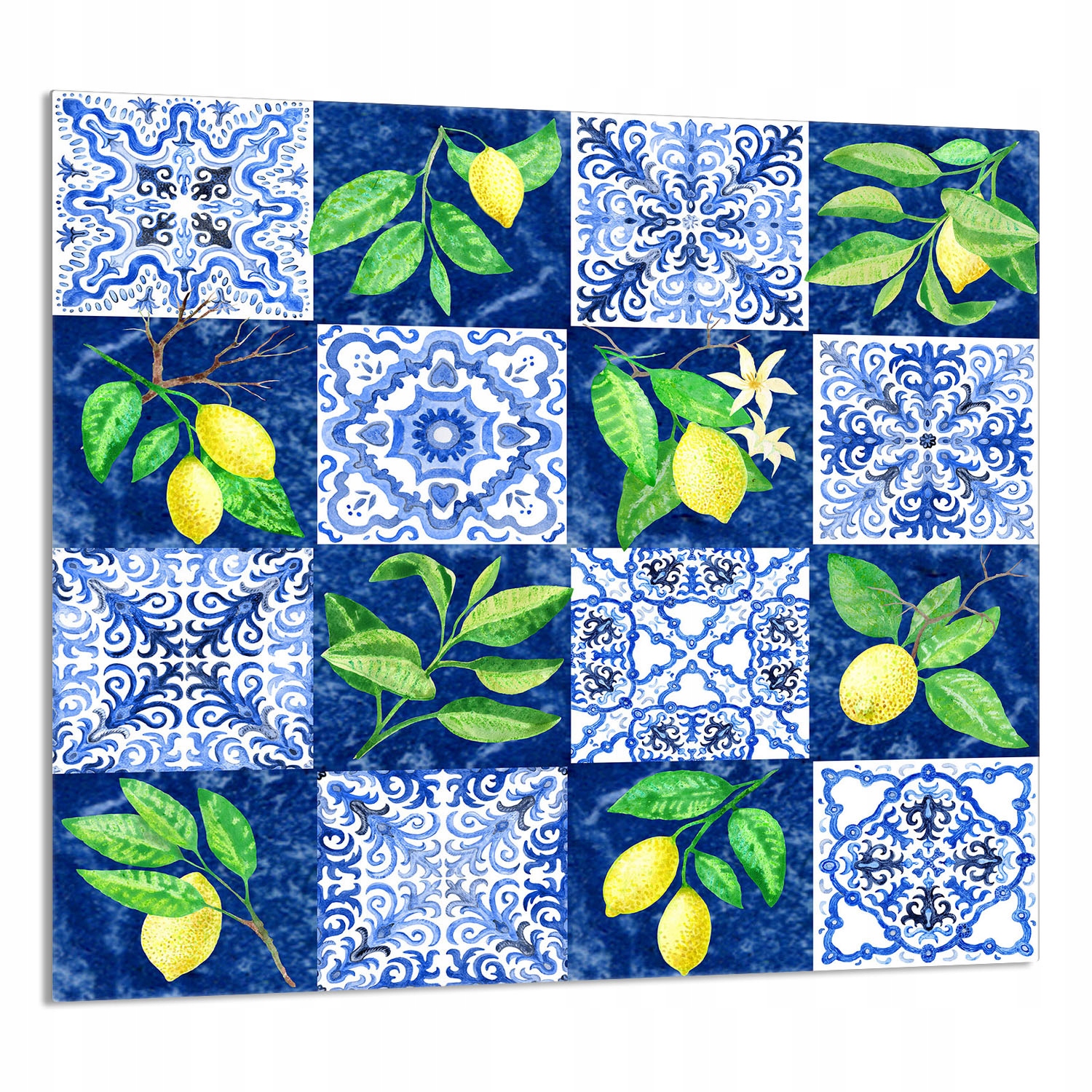 Skleněný Panel Do Kuchyně 65x60 Mozaika Tvrzené Sklo