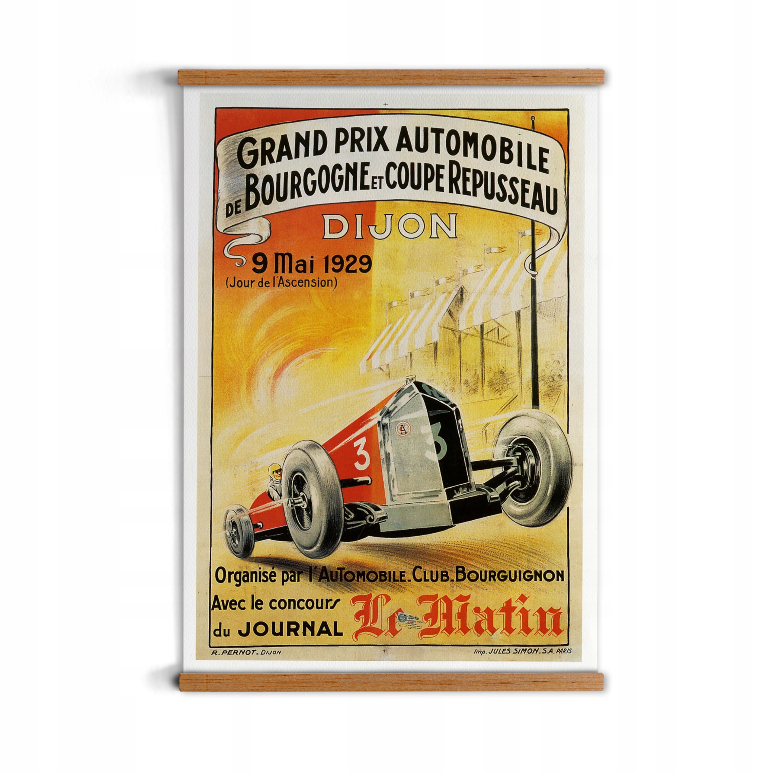 plakáty v rámečcích 29 Grand Prix Francie stylový A1