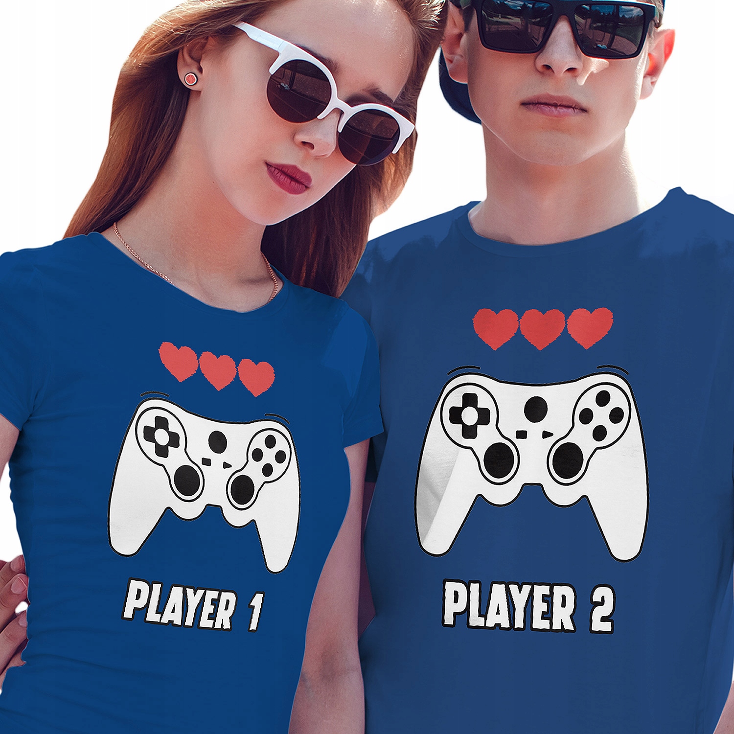 Trička Tričko Tričko Pro Páry Player Hráč Kvalita