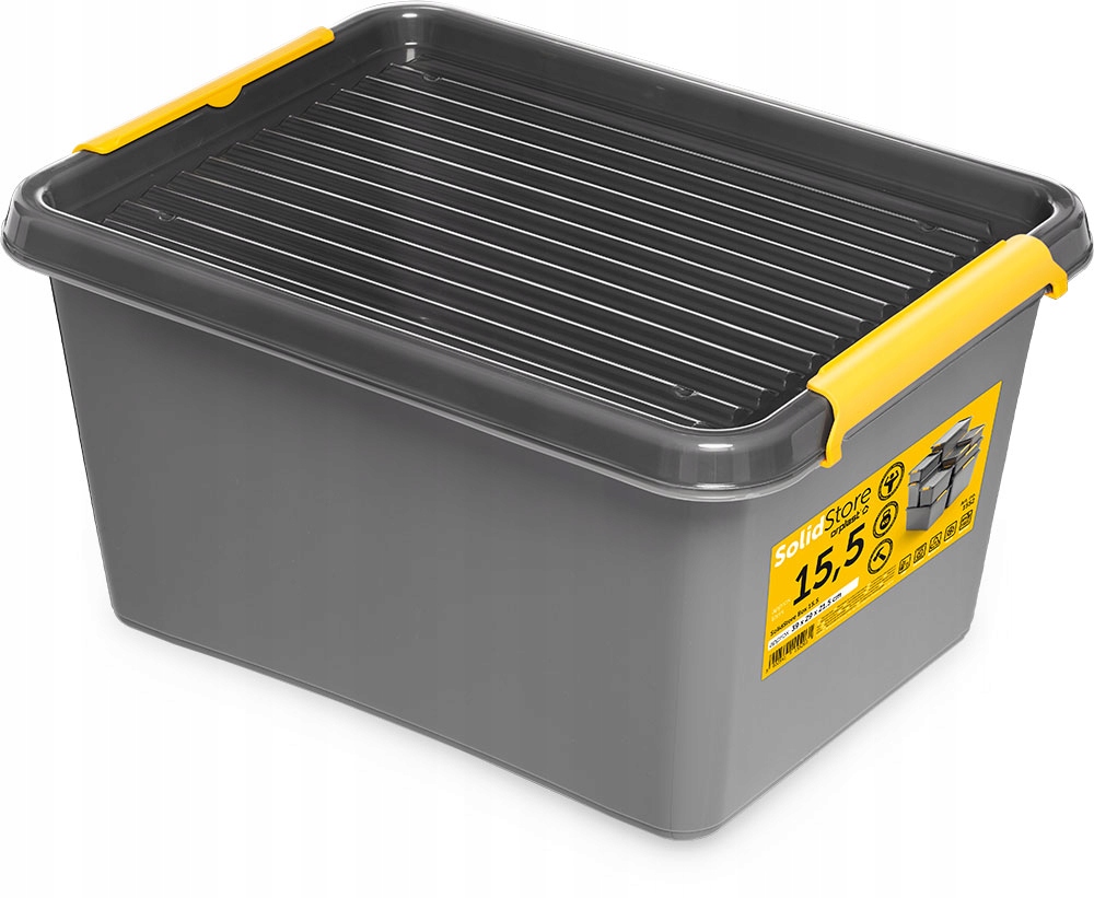 

Moxom 1552 Pojemnik Z Pokrywką Solid 15,5L Mocny