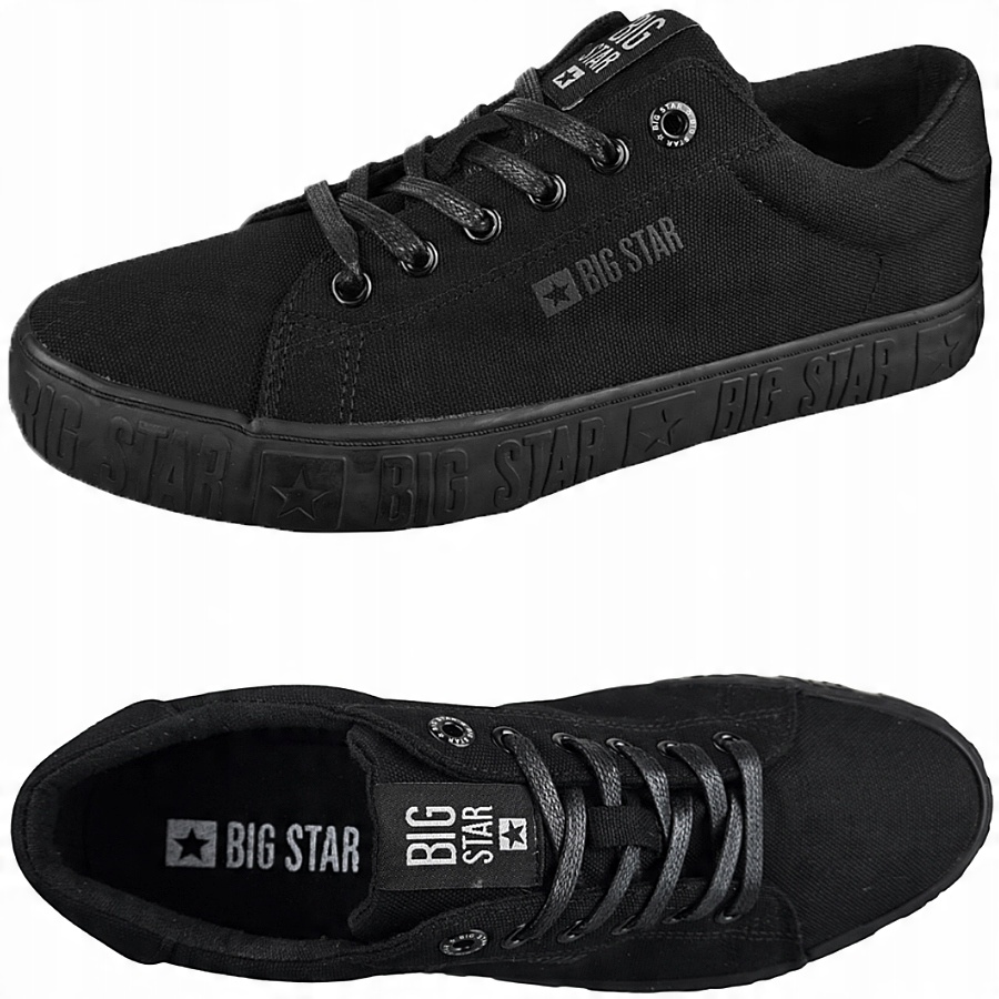 

Trampki Big Star męskie czarne HH174063 42