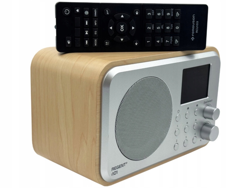 Ferguson i101 Radio FM DAB+ Internetowe Bluetooth Srebrno-brązowy