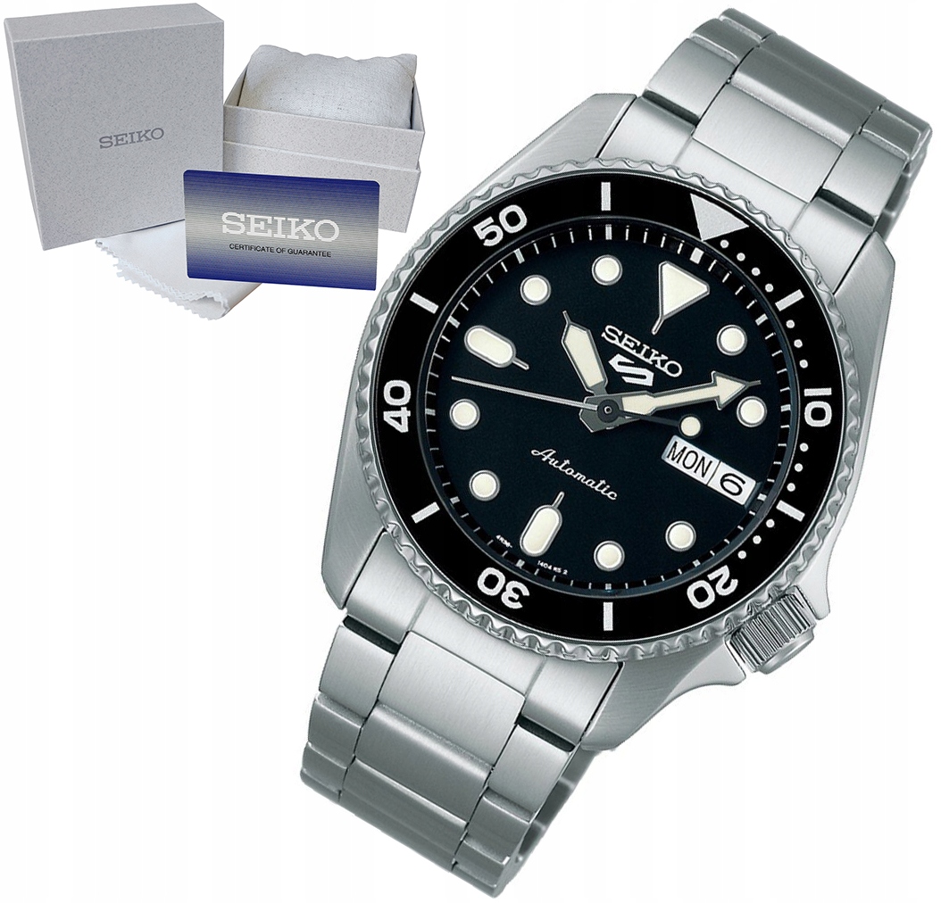 Pánské Hodinky Seiko 5 Sportovní 100M Jako Dárek Automatické Datumovka Krabička