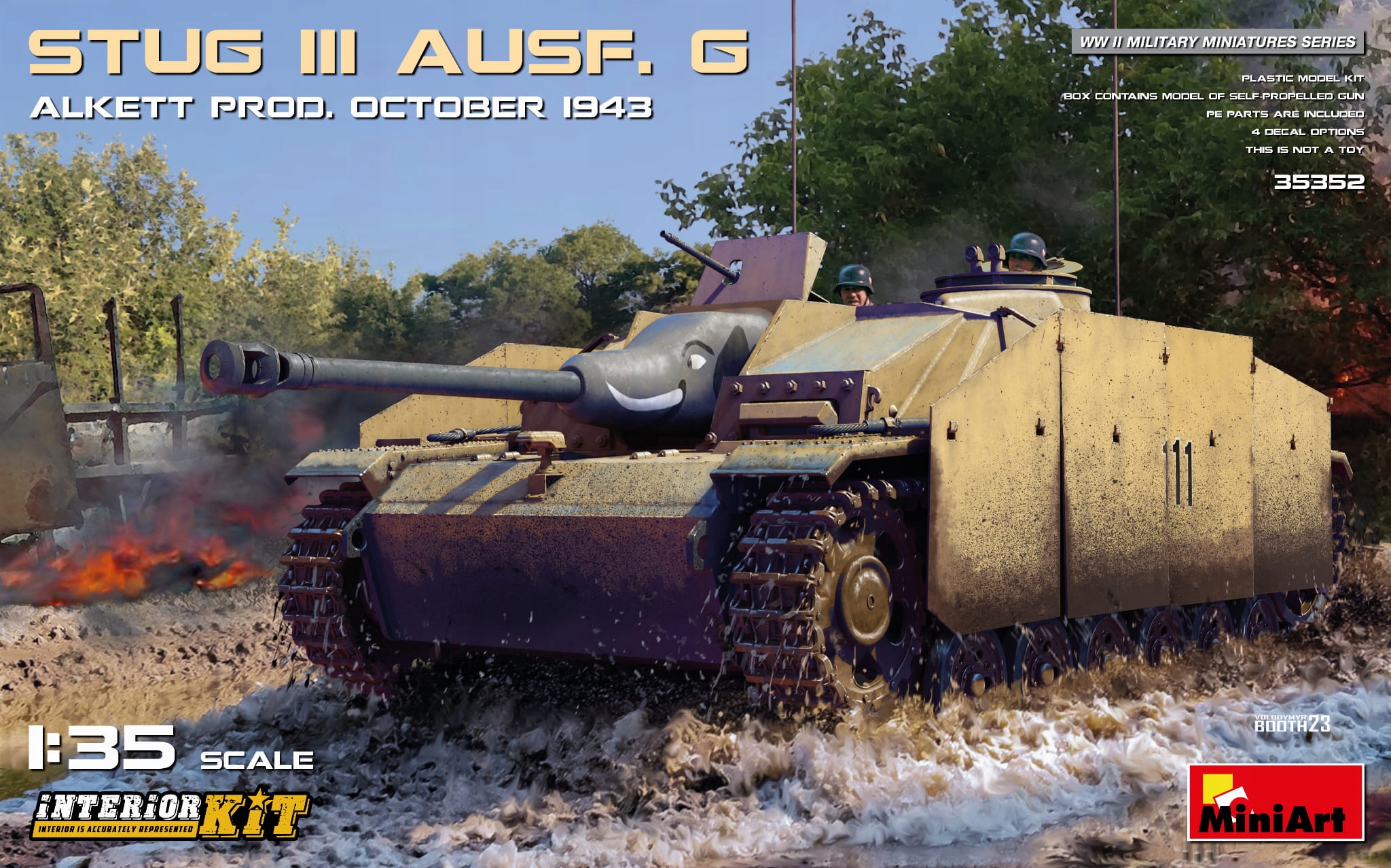 StuG III Ausf. G Alkett Prod. října 1943 1:35 MiniArt 35352