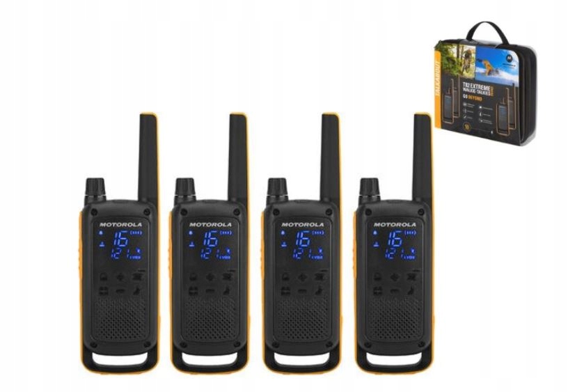 MOTOROLA KRÓTKOFALÓWKA T82 EXTREME QUAD 4 SZT