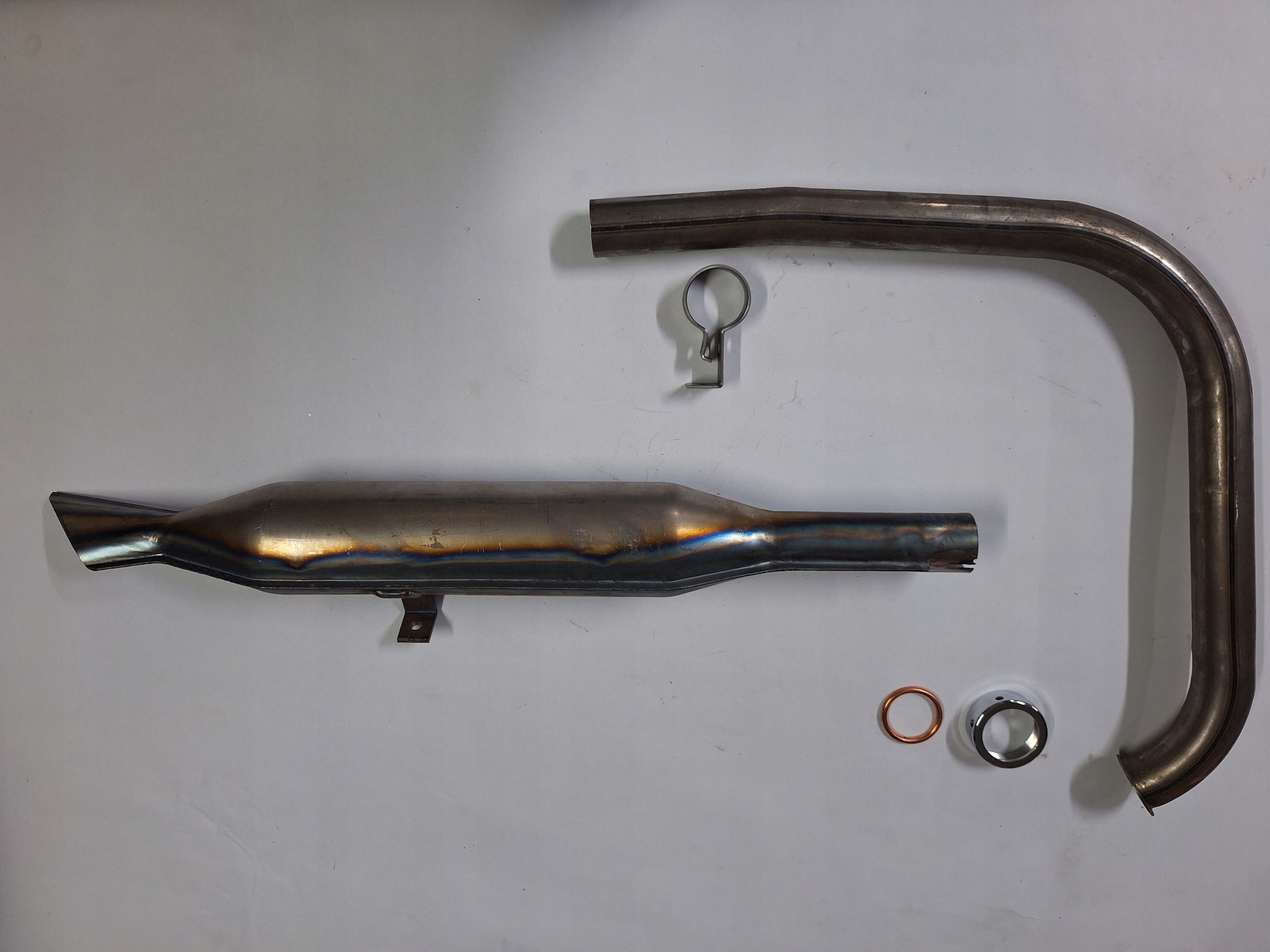 Výfukový systém koleno tlumič surový Bmw R-35