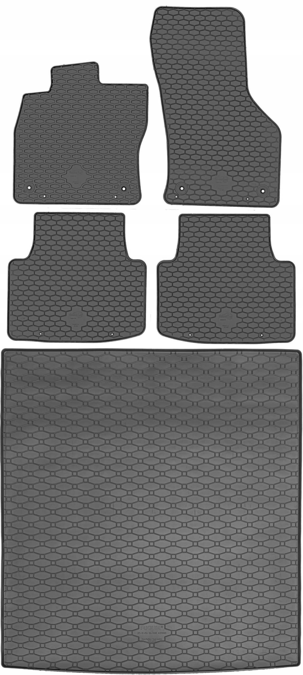 Vw Passat B8 Kombi 2014-2023 Sada Koberce batožinový priestor