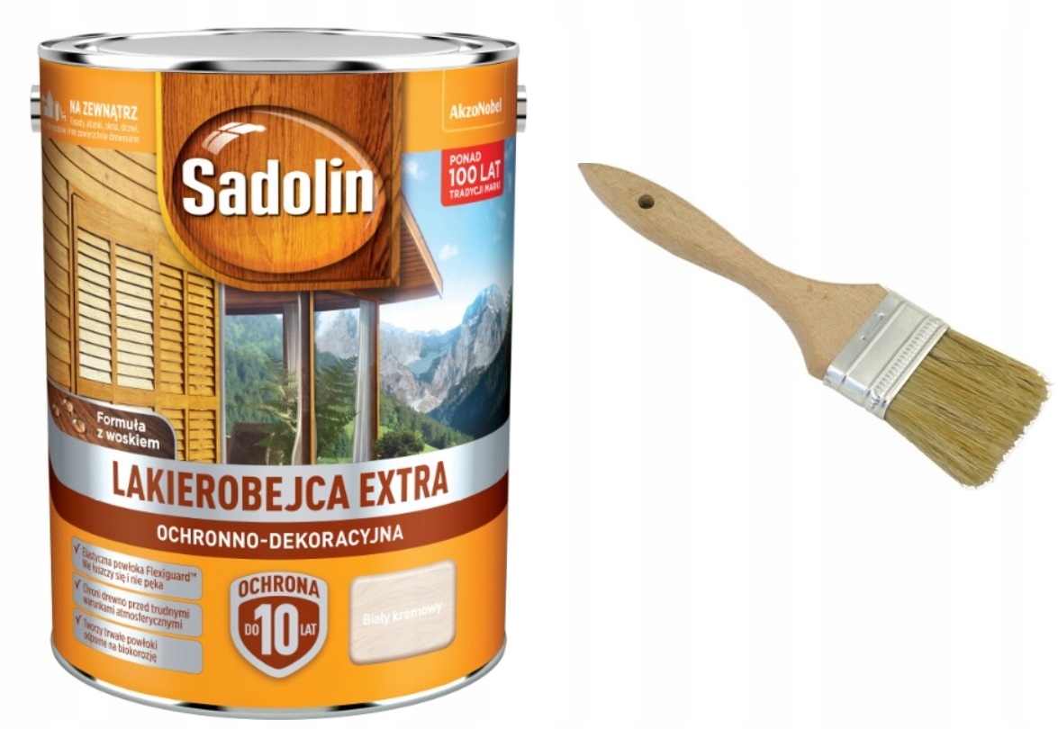 

Sadolin EXTRA-biała kremowa Pędzel 5l