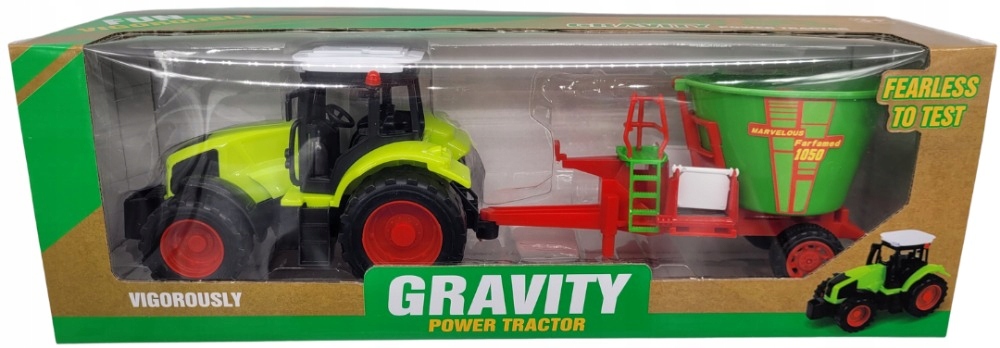

Zestaw Traktor Maszyna Rolnicza Farma Rolnik 42 cm