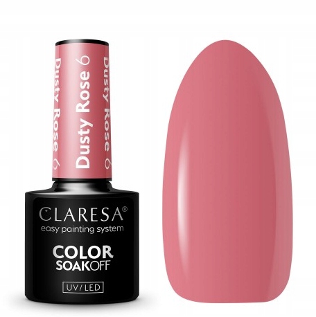 

Claresa Lakier Hybrydowy Uv/led Dusty Rose 6