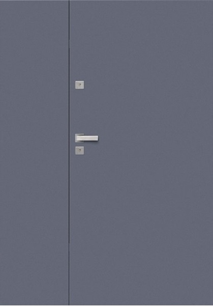 DRZWI WEJŚCIOWE DWUSKRZYDŁOWE LAK GŁADKI 140 Prawe, OD RĘKI