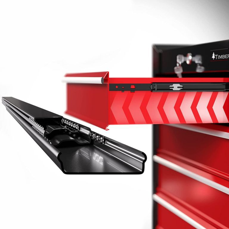 Wózek Warsztatowy Na Kółkach 5 Szuflad Zamykanych Marka Timbertech