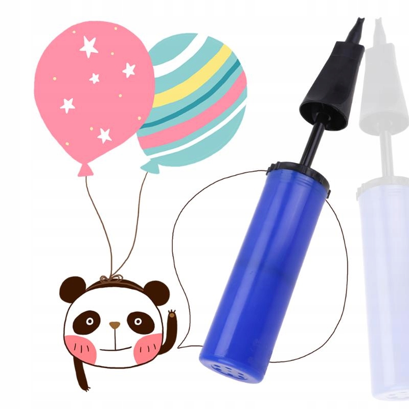 POMPKA DO BALONÓW RĘCZNA DWUSTRONNA PROFESJONALNA Marka Party deco