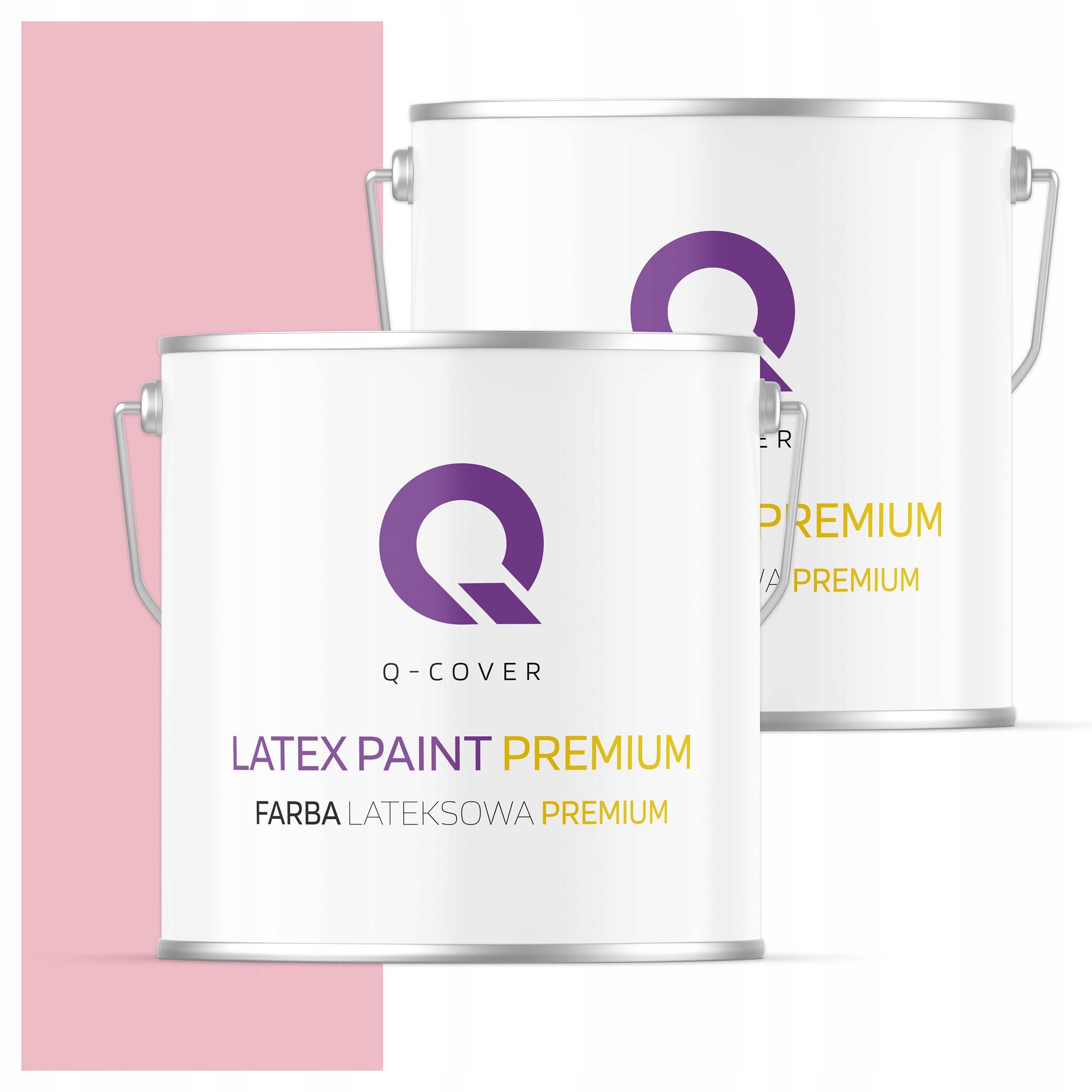 Umývateľná farba na steny stropov 5L Hlboká matná Ružová svetlá