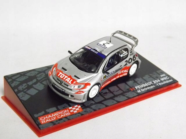 Peugeot 206 Gronholm 2002 1:43 Altaya