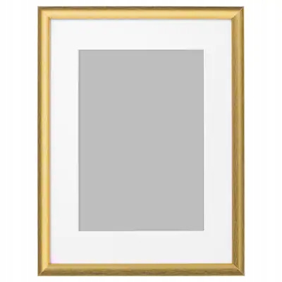 IKEA SILVERHOJDEN RAMKA ZŁOTA 40x50 SHABBY