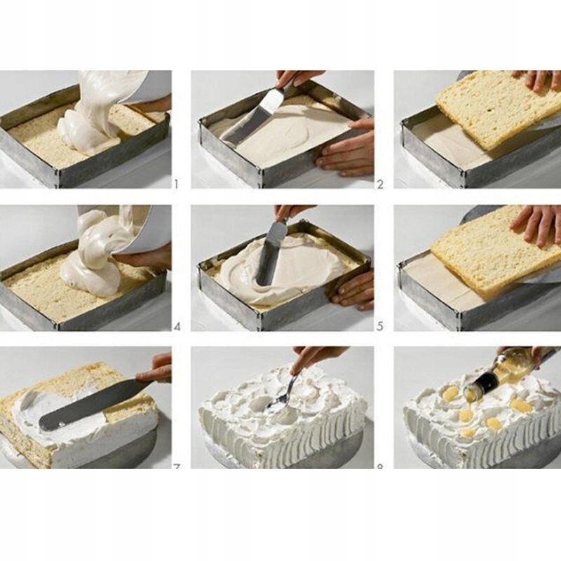 5cm RANT BLACHA FORMA REGULOWANA OPASKA DO PIECZENIA CIASTA BISZKOPTU Liczba sztuk 1 szt.