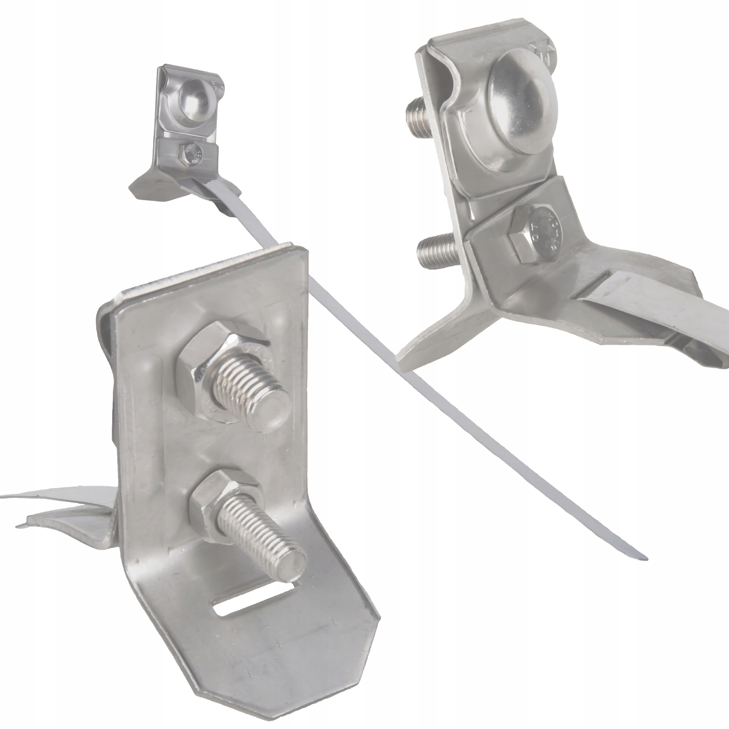 Uchwyt Odgromowy Do Rynny Ocynk Złącze Rynnowe Obejma Do Piorunochronu Marka Izo
