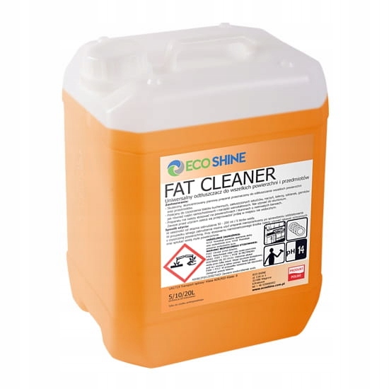 Levně Eco Shine Fat Cleaner Univerzální alkalický odmašťovač na povrchy 5L