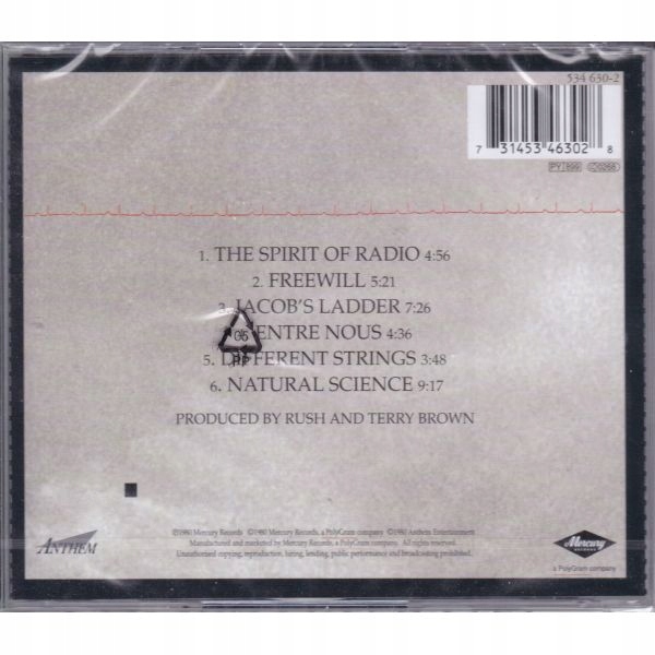 Permanent Waves (REMASTERED) Rush CD Wytwórnia Mercury