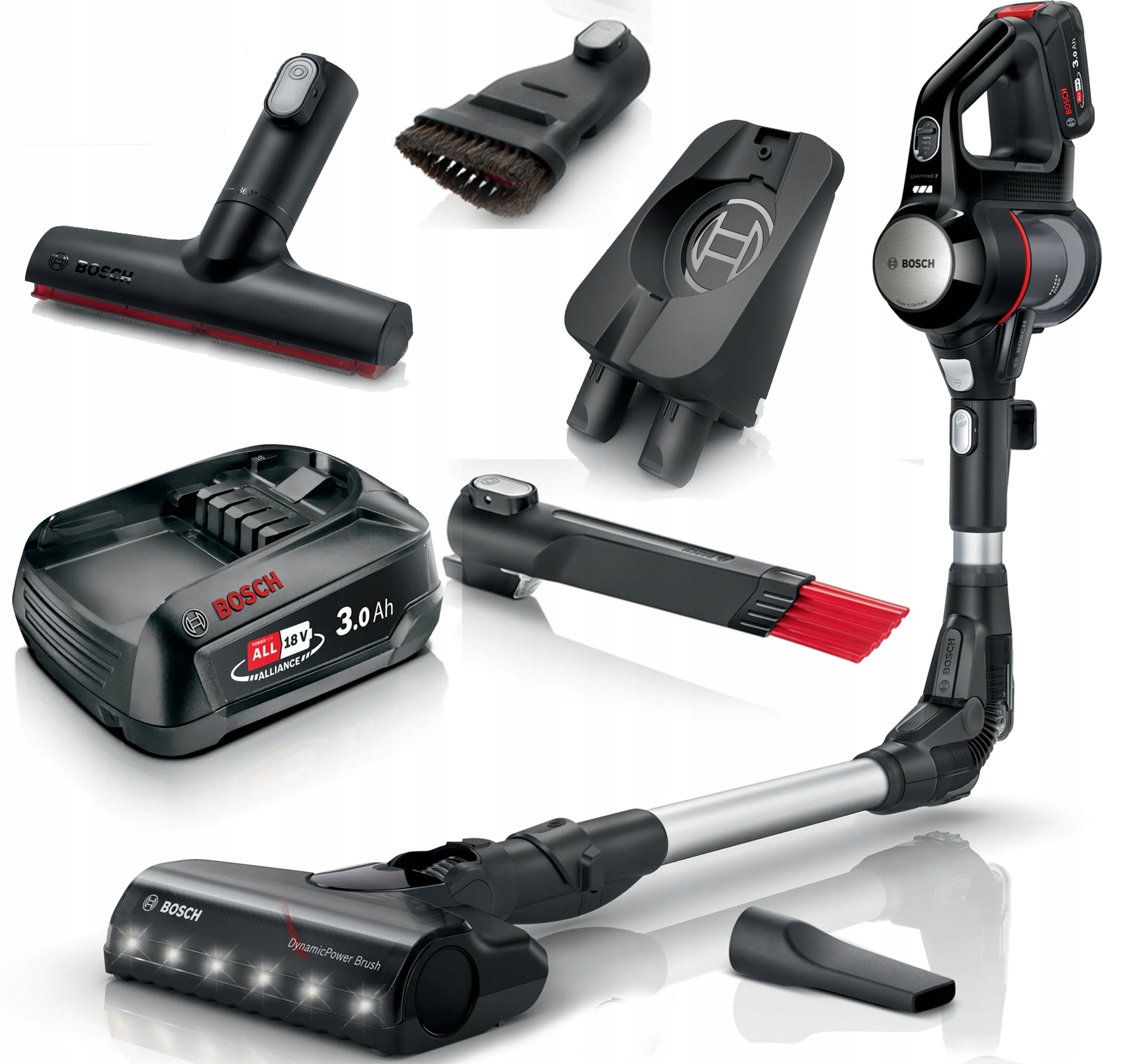 Odkurzacz pionowy Bosch Unlimited 7 BCS712XXL 18V Akumulatorowy 80 minut