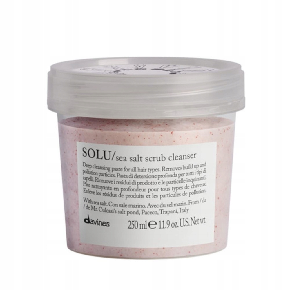 Davines Solu peeling na pokožku hlavy Sea Salt Scrub Cleanser 250 ml