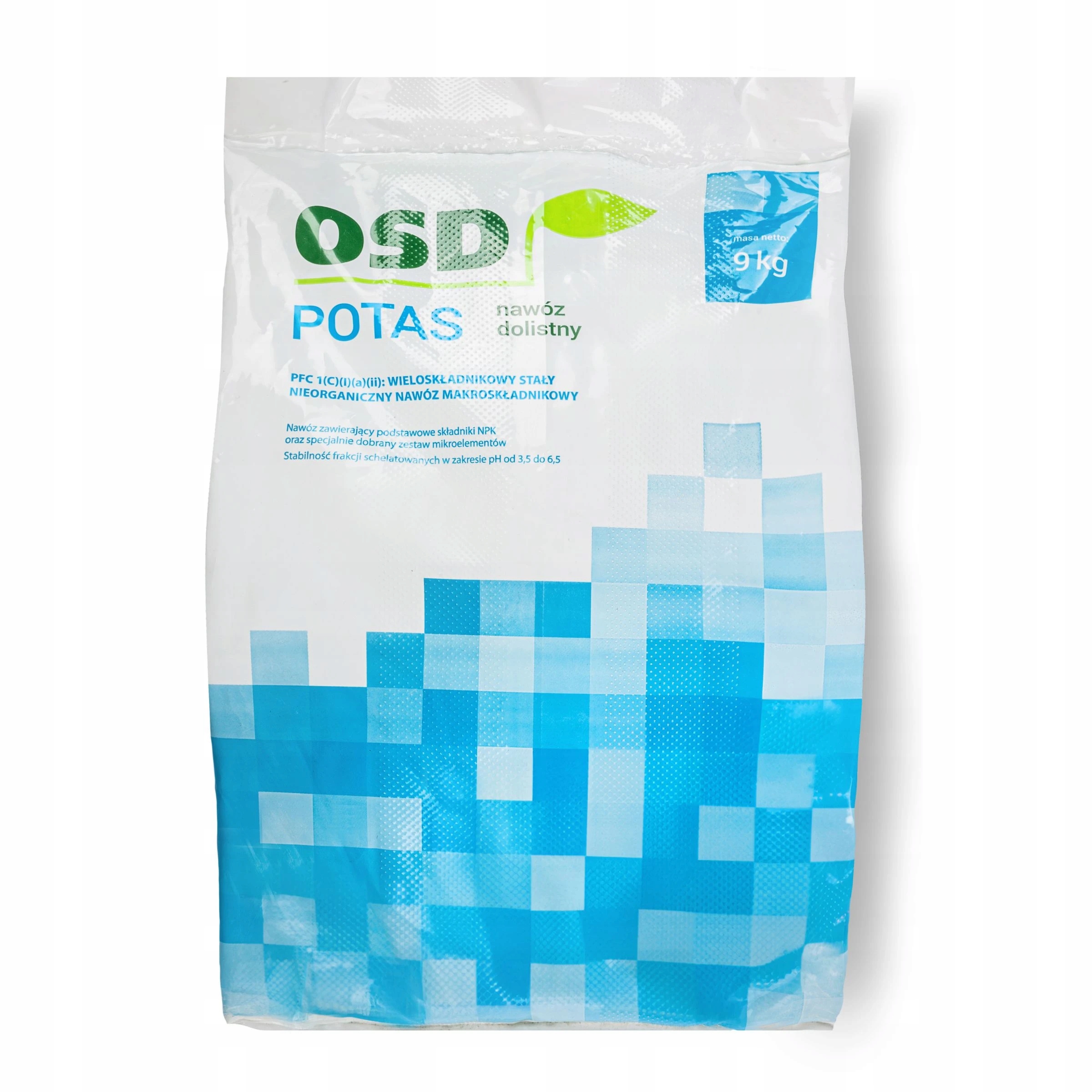 Osd Potas to dolistny nawóz mineralny Npk siarka i mikroelementy 9kg