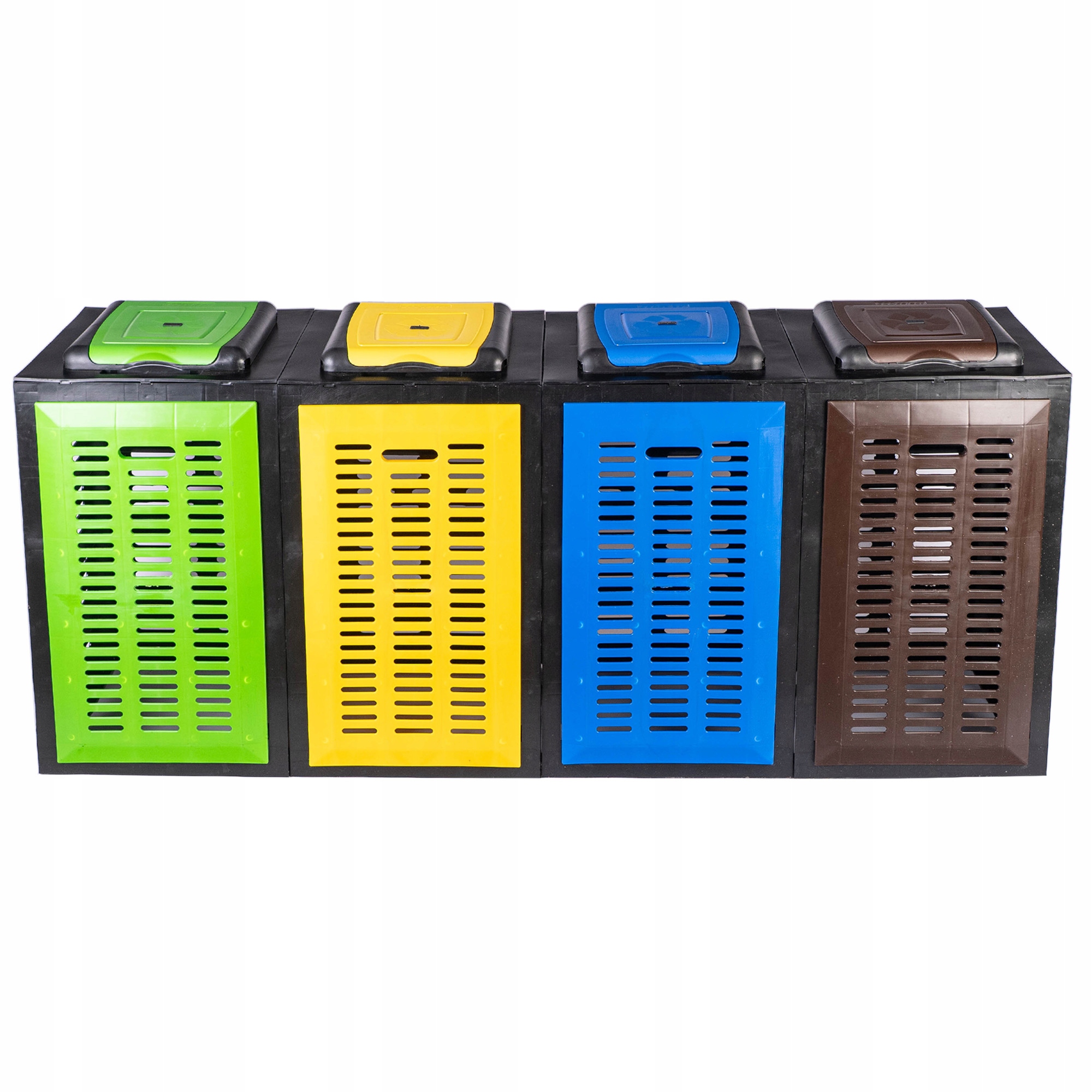 Kosz Na Śmieci Stojak Na Worki Do Segregacji Odpadów Poczwórny