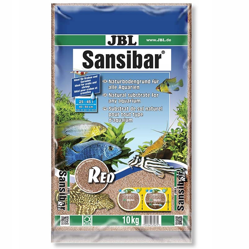 Levně Jbl Substrát Sansibar Red 10KG (67067)