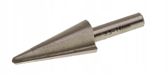 

Wiertło Bezstopniowe Stożkowe 3,5 14 mm Hss