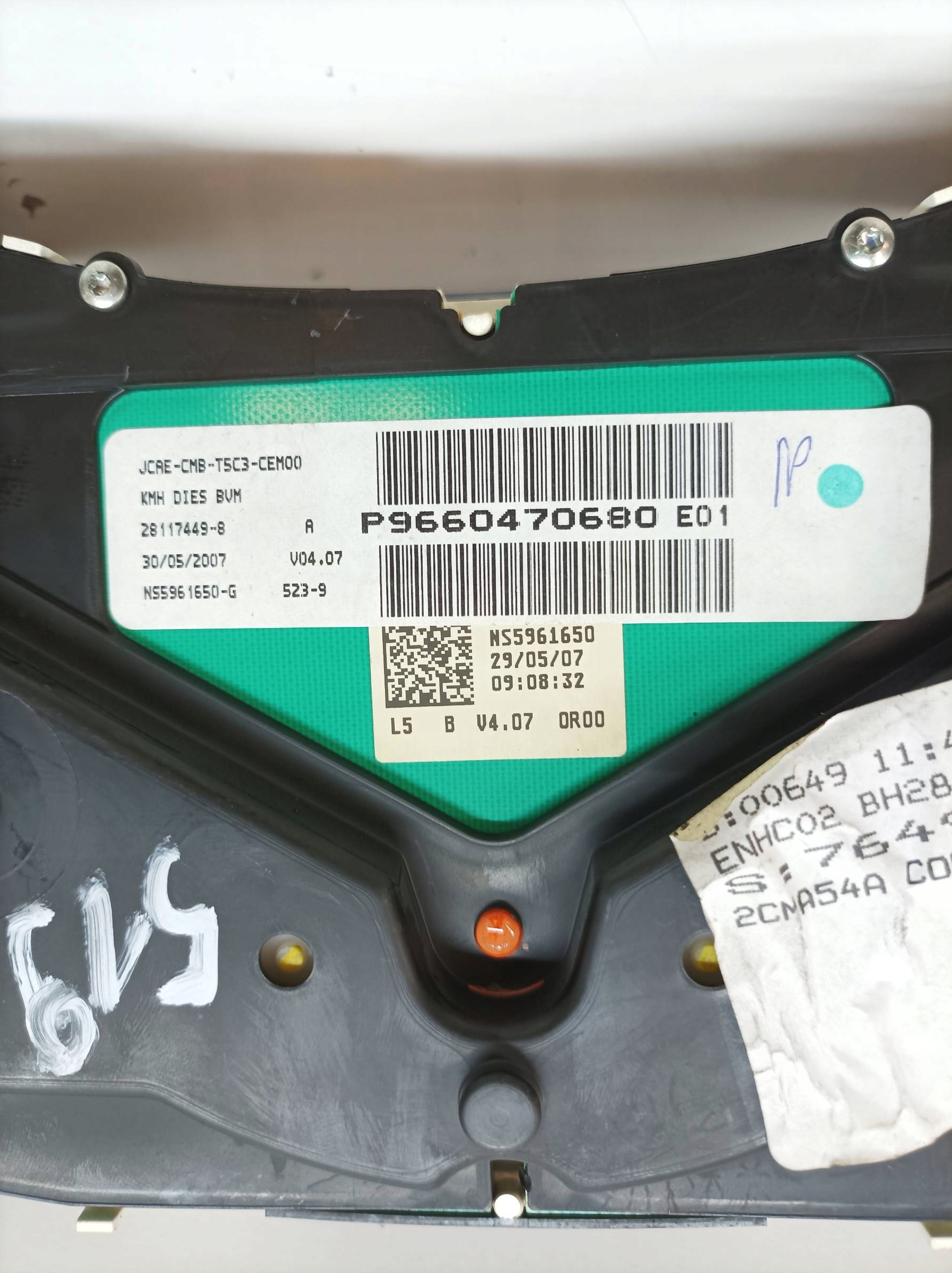 dials EU 9660470680 1.6 HDI Peugeot 307 and (2001-2008)