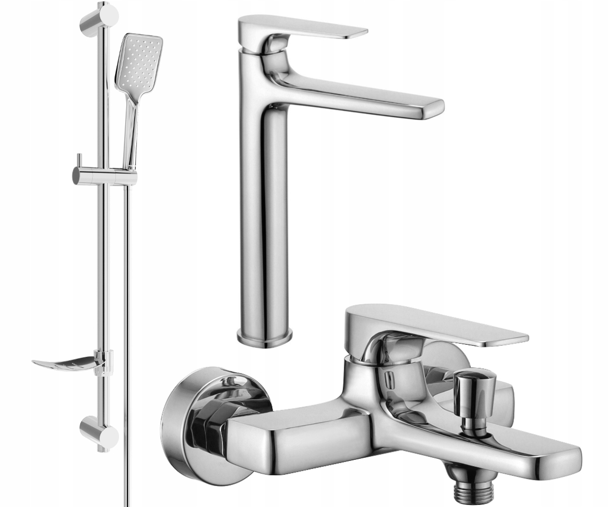 Mexen Lynx DF62 vaňová súprava, chrómová, mosadzná batéria, 275.99€