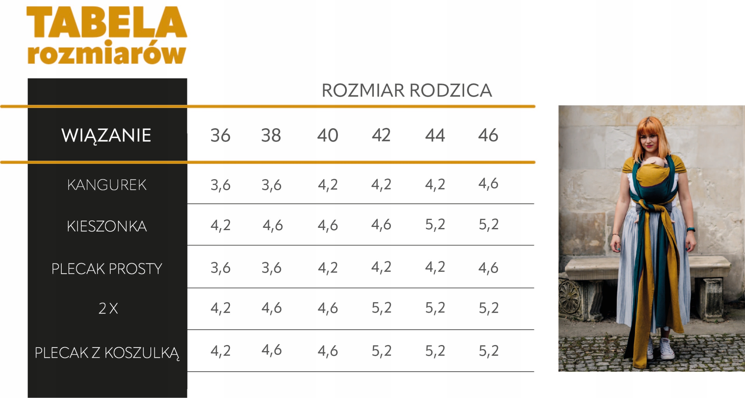 Chusta do noszenia KENHURU STRIPES AGAT kółkowa RS Marka inna