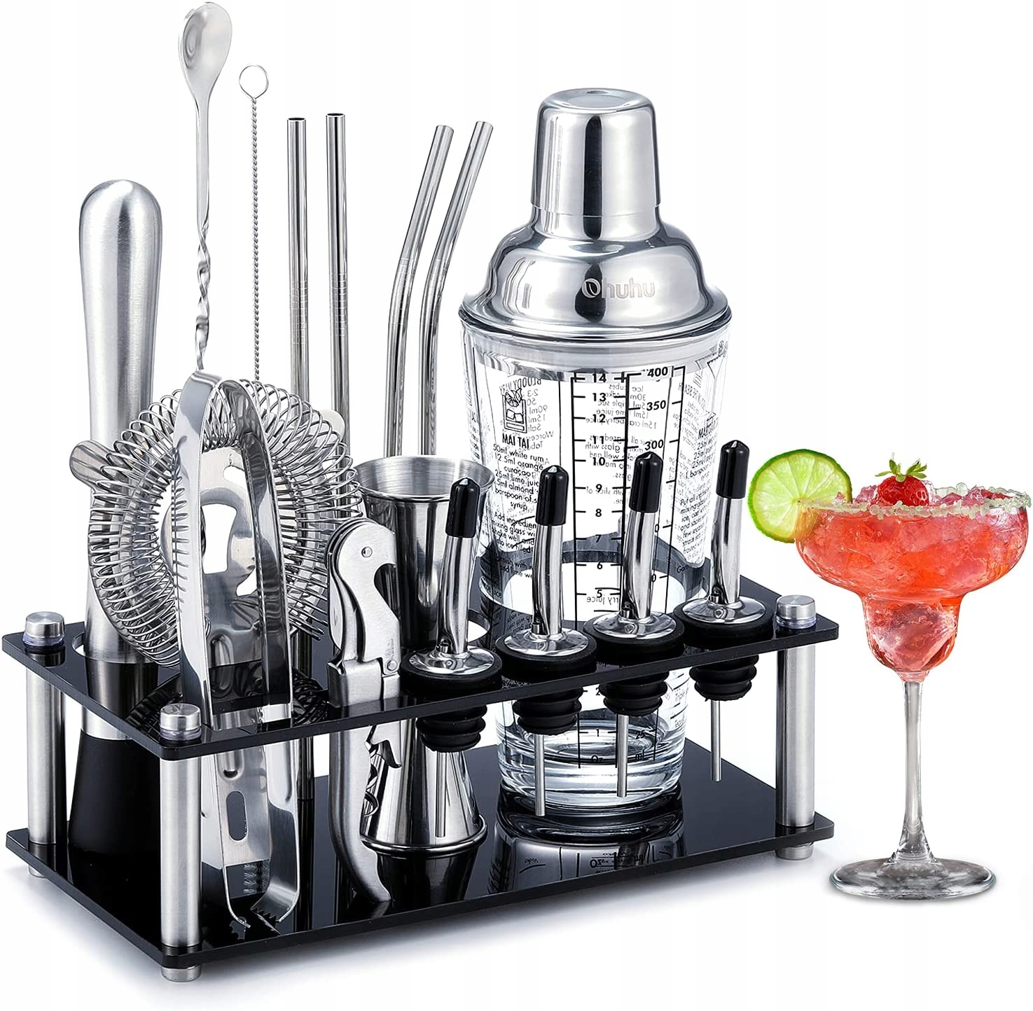 ZESTAW BARMAŃSKI PROFESJONALNY 17 ELEMENTÓW