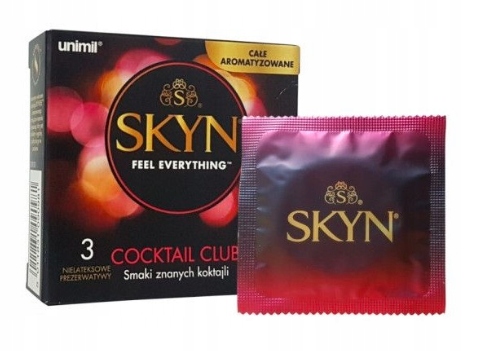 

Prezerwatywy aromatyzowane Skyn Cocktali Club 3szt