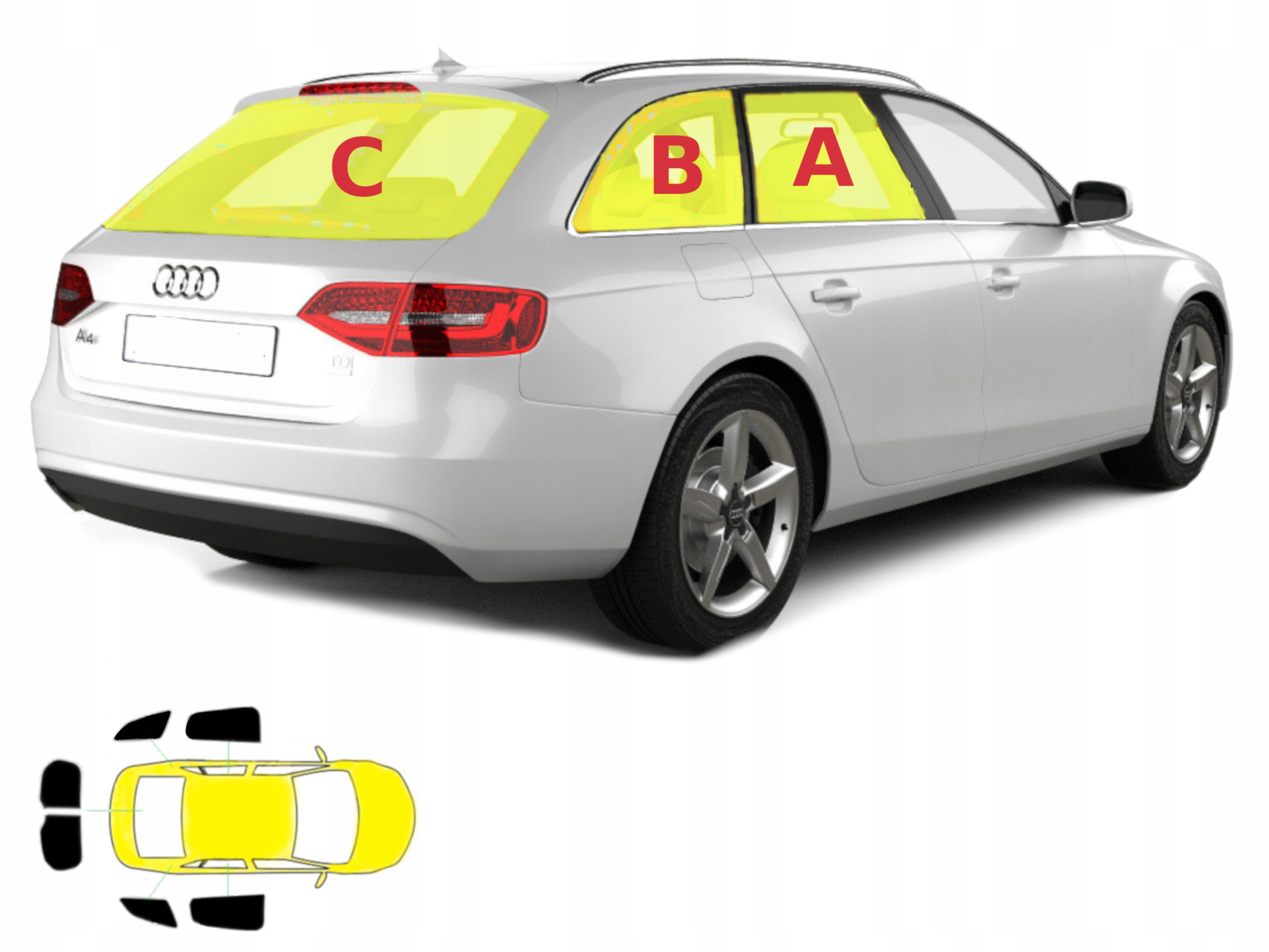 

Zasłonki osłonki przeciwsłoneczne Audi A4 B8 kombi
