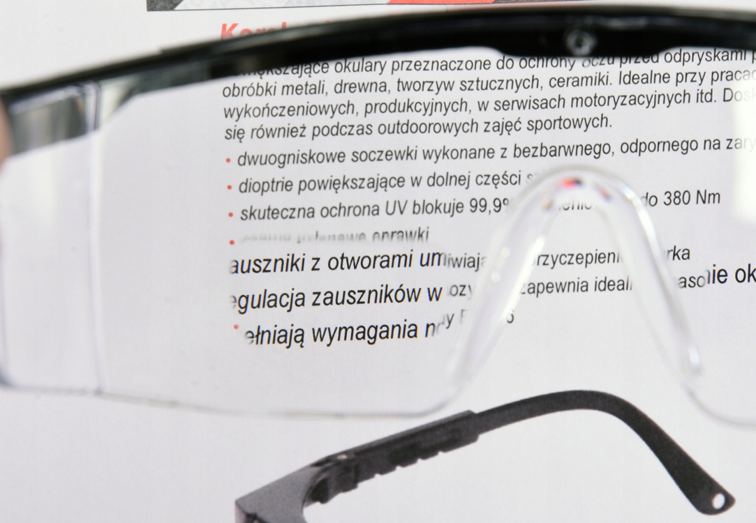 YATO OKULARY OCHRONNE GOGLE ROBOCZE KOREKCYJNE +3 Model YT-73615