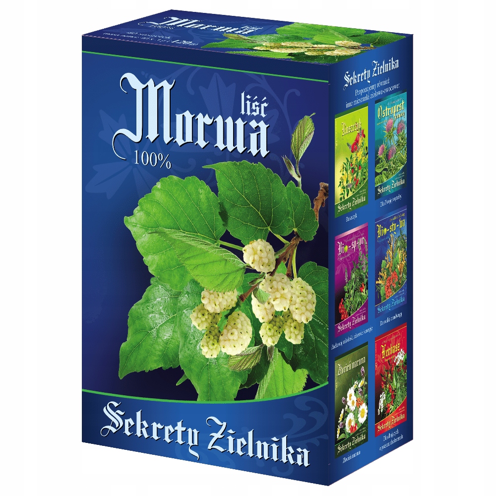 

Sekret zielnika Morwa liść 100% 40 saszetek